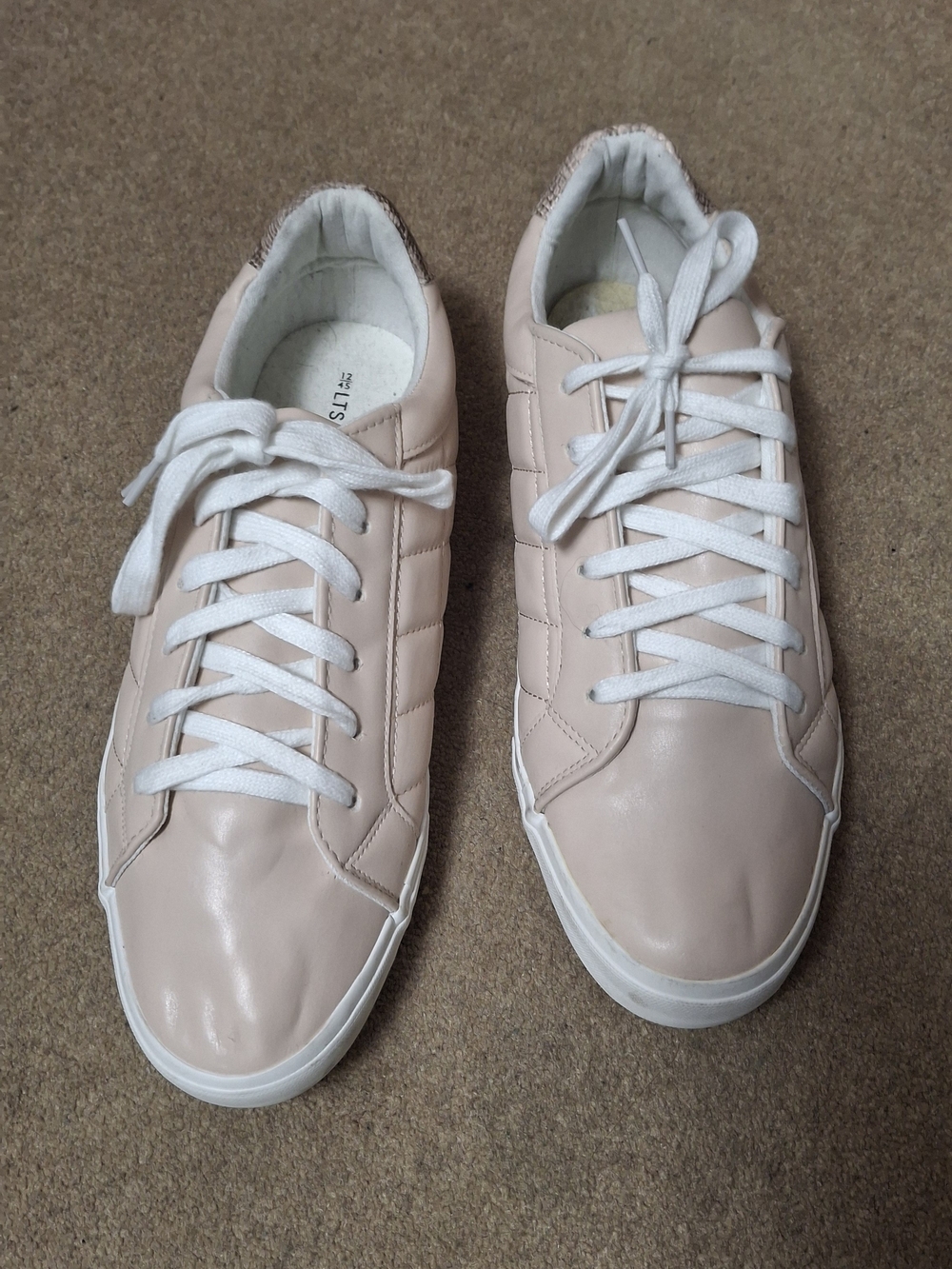 ​👟 LTS Quilted Fashion Sneakers (Blush Pink)
